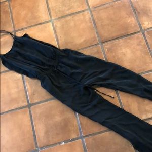 American Vintage black jumpsuit 100% cupro silky